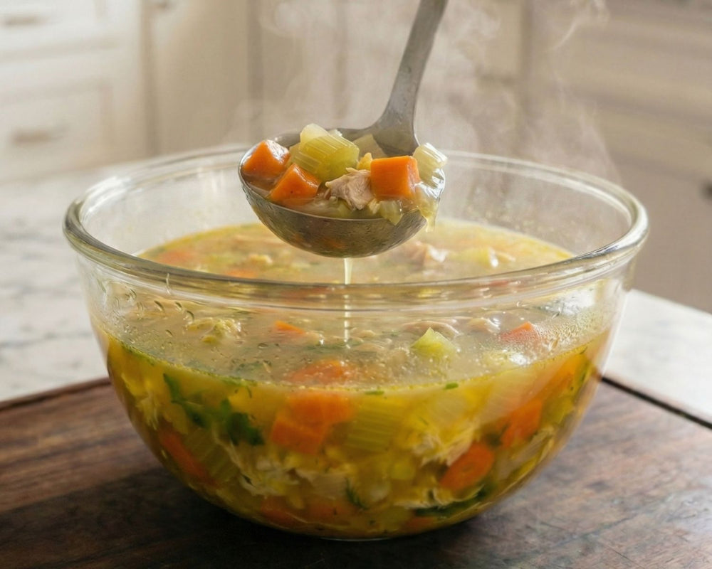 Golden Chicken Noodle Soup