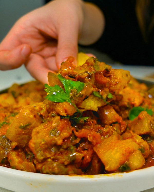 Moroccan Tomato & Aubergine dip (Zaalouk)