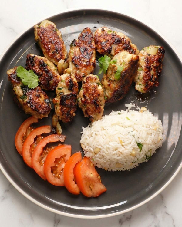 Crispy Chicken Kofta Kebabs