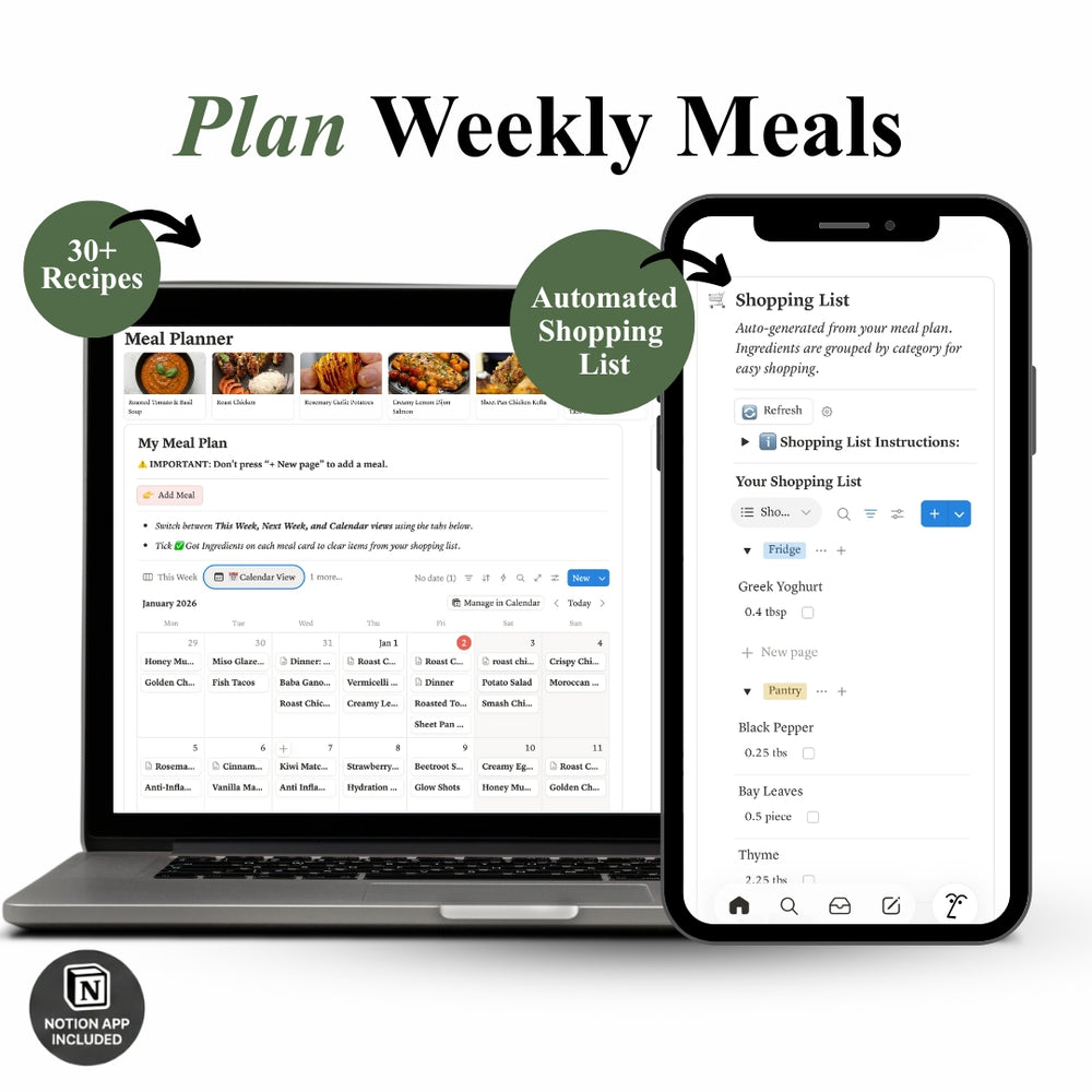 The Complete Gut Reset System (Guide + Notion App)
