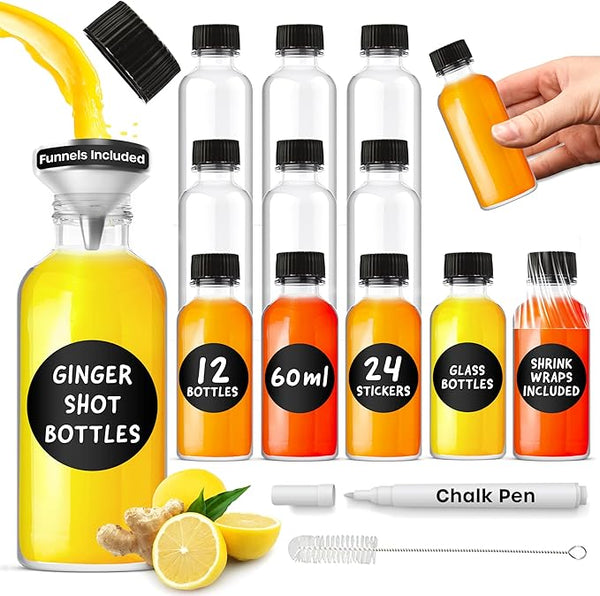 Health Shot Glass Bottles